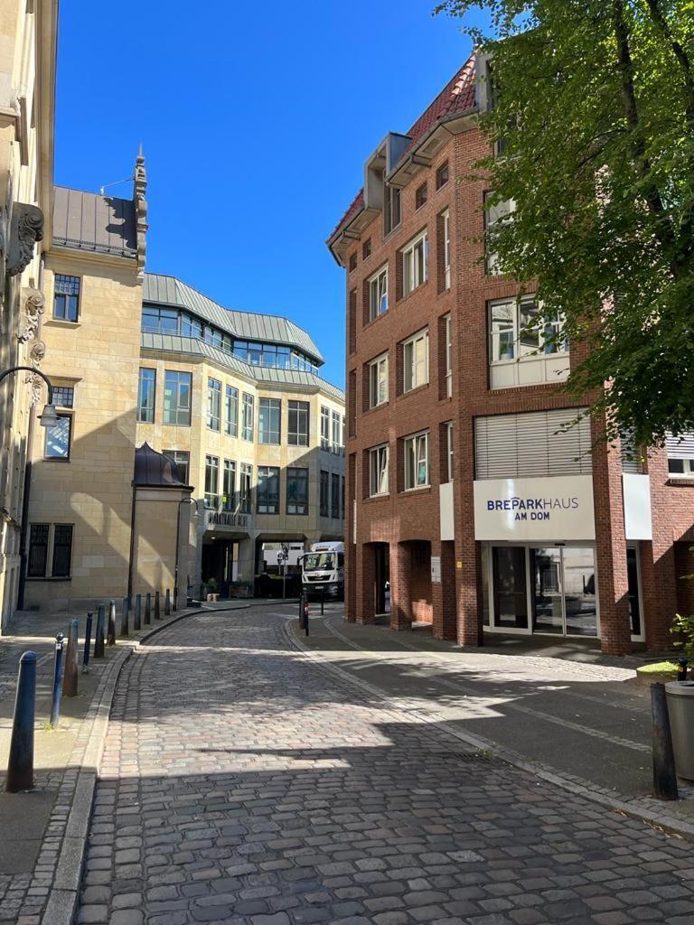 Modernes Studio Am Bremer Dom Mit Balkon BRE Exterior foto